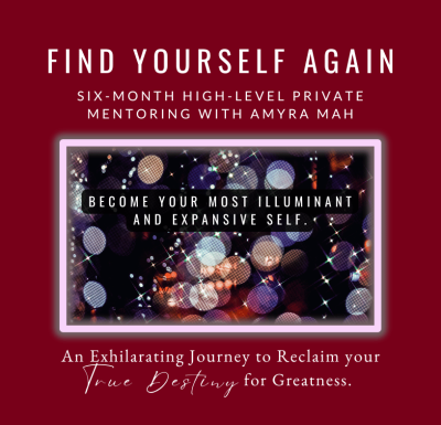 find yourself again mentorship amyra mah